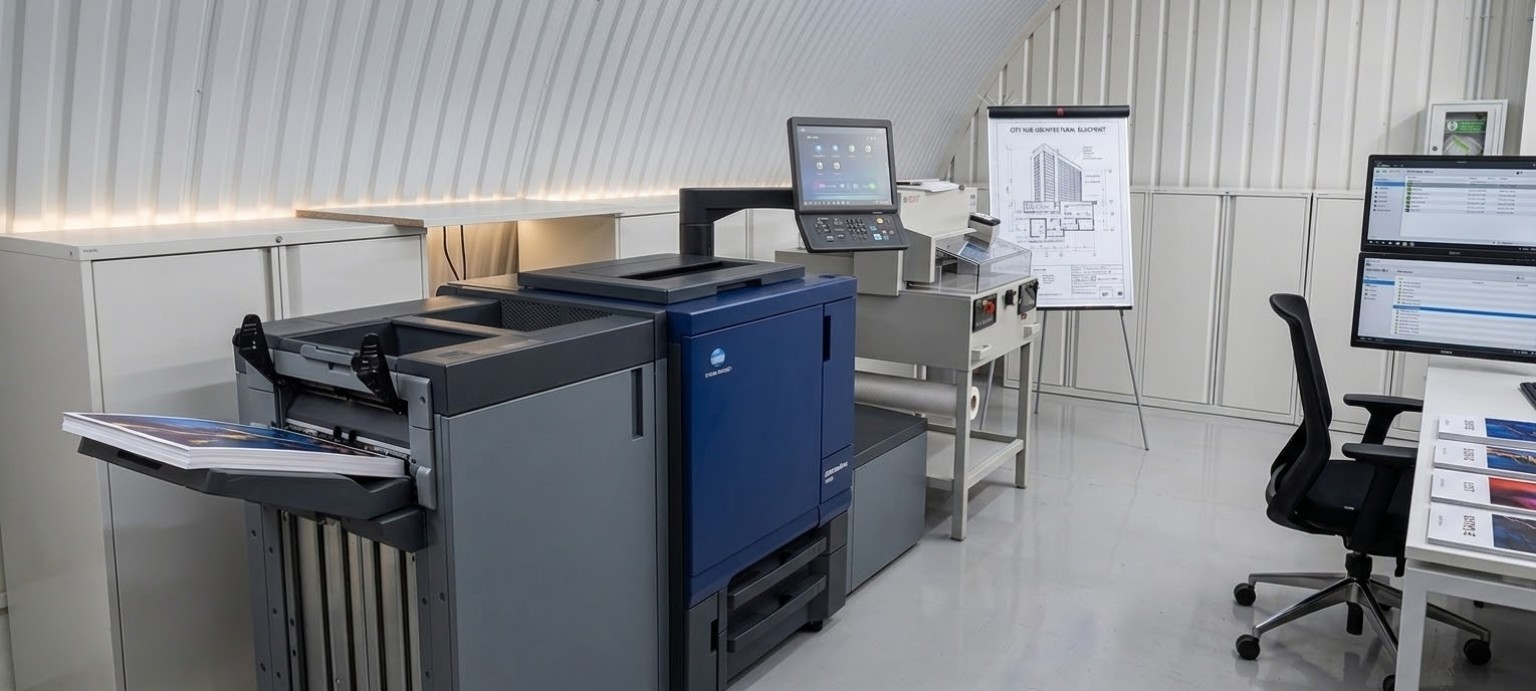 Inside NightPrint London print studio in Brixton